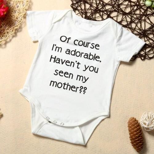 Letter Print Rompers Newborn Infant Toddler Baby Boy Girl Jumpsuit Outfits Clothes One-Piece Daddys Day Clothes детская одежда