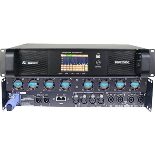 Sinbosen subwoofer amplifier board audio DSP22000Q professional 5000 watts audio amplifier circuit