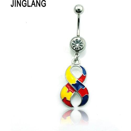Brand New Fashion Belly Button Rings Surgical Steel Color Scissors Navel Body Piercing Jewelry