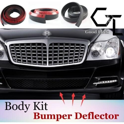 Automotive Body Modification Parts / Auto Refitting Accessories / Spoilers Lip Tapes For Maybach / Anti-Collision / Bumper Lip
