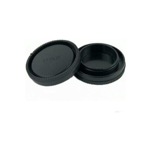 1 Pairs camera Body cap + Rear Lens Cap for Sony NEX-6 NEX-7 NEX5R NEX3E DSLR