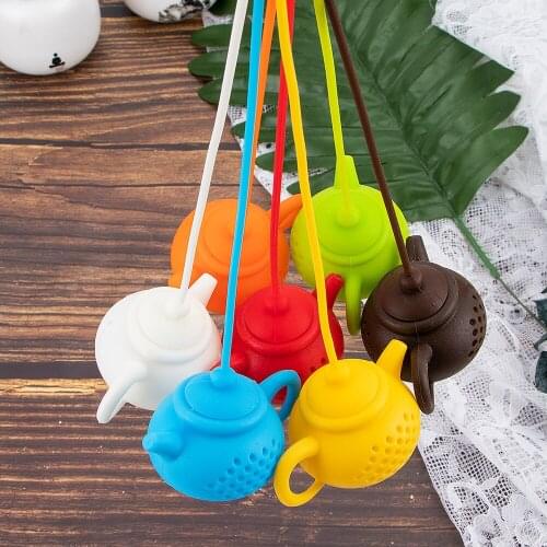 1 PCS FIsh Shaped Non-toxic Silicone Tea Infuser Kitchen Supplies Tea Bag Tea Strainer Teaware Teapot Accessories Kitchen Gadget