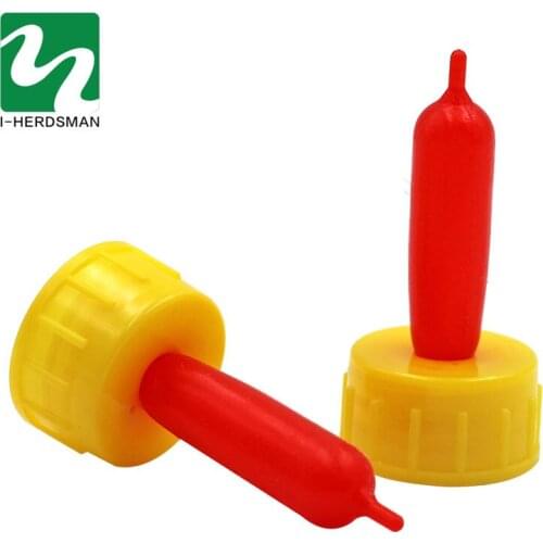 20pc sheep nipple Milk Drink Nipple Soft Rubber Pacifier For Teat Feed Orphaned Lamb Pup Dog Foal Calf Screw Sprite Coke Bottle