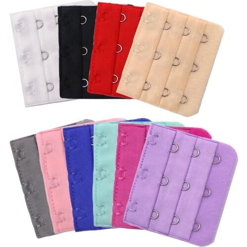 3/4pcs Women Bra Extenders Extension Adjustable Bra Belt Buckle Bra Extender Back Clip Strap Clasp Buckle Intimates Accessories