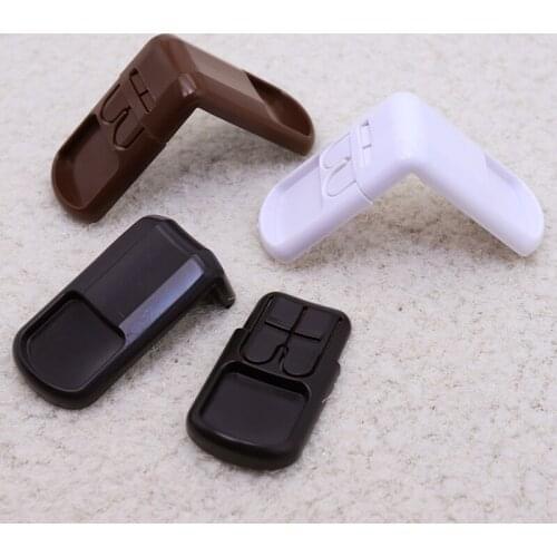 3 pc/set 90 degree Children safety lock wardrobe lock double snap button multifunctional safety right angle lock baby supplies