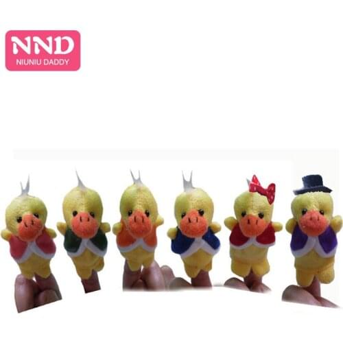 5 Sets Wholesale 6pcs/set The nursery rhyme finger puppets, Six Little Ducks