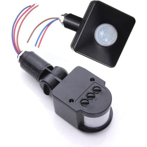Automatic PIR 85-265V Security PIR Infrared Motion Sensor Detector Outdoor Movement Pir Sensor Light Switch For LED Lamp
