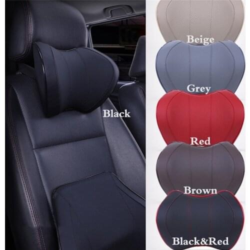 Car Seat Head Neck Rest Massage Auto Pillow Space Memory Neck Headrest Car Vehicular Pillow Seat Headrest Accessories
