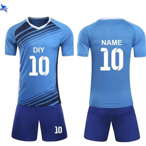 Boys Kids Survetement Football Jerseys Kits Men Soccer Uniforms Sports Suits Futsal Training Set DIY Customize Print Sportswear
