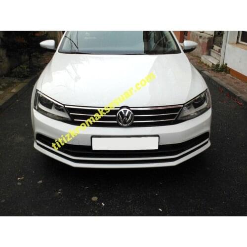 Volkswagen Jetta Front Bumper Chrome Streamer 2010 2011 2012 2013 2014 2015 2016 2017 2018 2019 and Car Accessories Special