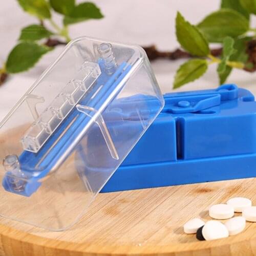 M89F Pills Cutter Adjustable Pills Splitter For Multiple Big Small Pills Even Cut Portable And Storable Calcium Tablets