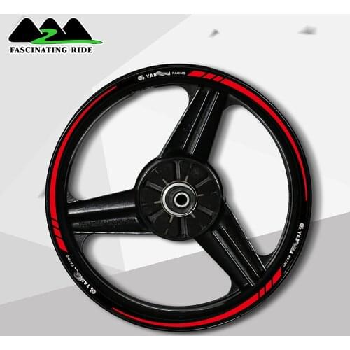 Motorcycle sticker yamaha R6 wheel rim decoration with reflective waterproof Decal