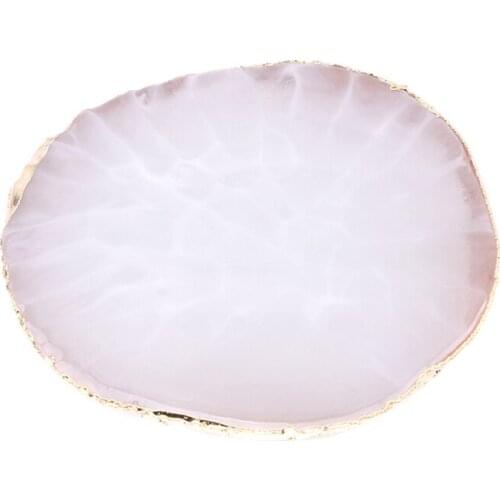 1PC Resin Display Palette Practice Board Shelf Manicure Tool Color Pallet False Nail Art Polish Gel Make Up Palette Tool