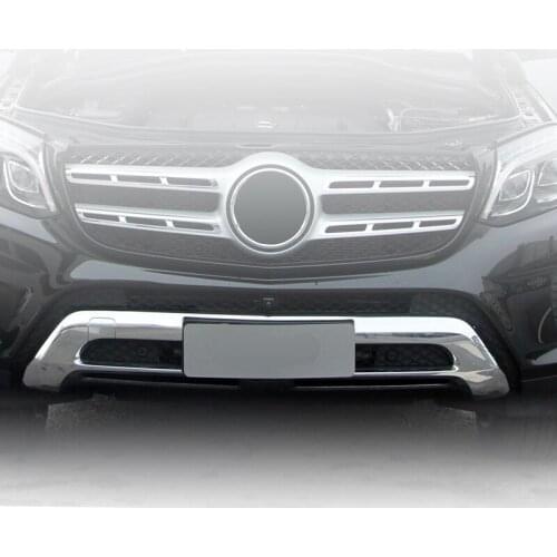 OE1668852138 Car Chrome Trim Strips Front Bumper Guard Suitable For Benz GLS350 GLS400 Year 2016-2019