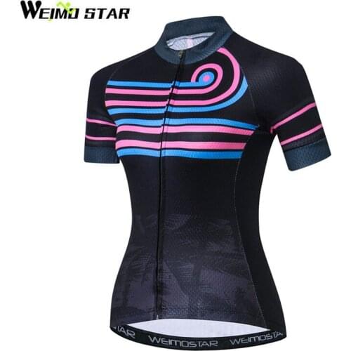Weimostar Cycling Jersey Women 2018 Pro Team Cycling Clothing Short Sleeve Downhill Bike Jersey mtb Road Bicycle Jersey Shirt