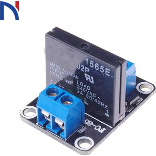 1 Channel Solid State Relay G3MB-202P DC-AC PCB SSR In 5V DC Out 240V AC 2A Relay Module for arduino diy kit