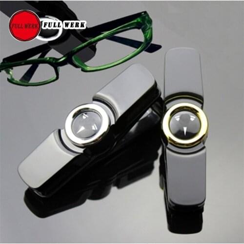 1pc ABS Car Sun Visor Glasses Clip Ticket Receipt Card Clamp Storage Holder for Tesla Model 3 S X Interior Accessories