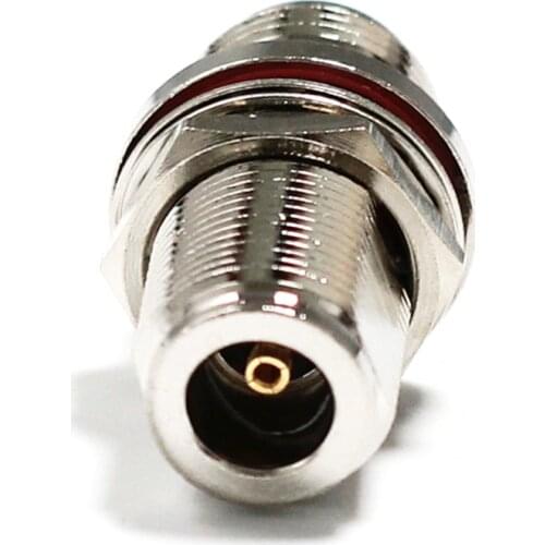 1PC N Type Female to Female with Nut RF Coax Adapter Connector Straight NEW Wholesale for WIFI