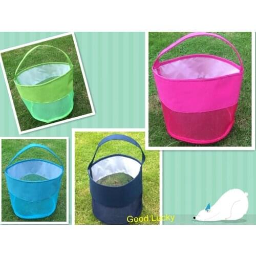 100pcs/lot Wholesale Hot Sale Personalized Storage Shell Beach Mesh Bag Summer Most Popular Kids Mesh Bucket