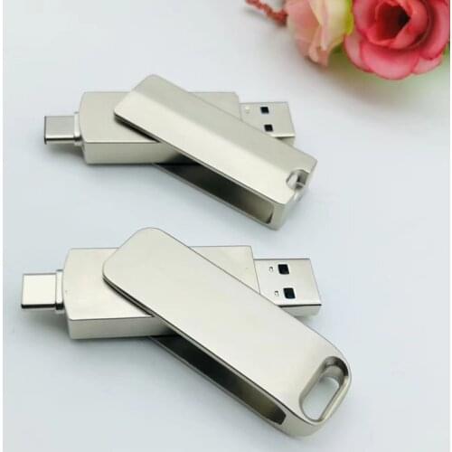 100 Pieces Zinc alloy Mobile phone USB Shell suitable for Type-C Port It is no memory chip Metal and plastic shell only No usb