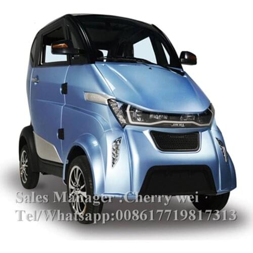 3000W Fully Enclosed Electric Vehicle City Mini 4 Wheels Mobility Scooter Car for Elderly with EEC COC