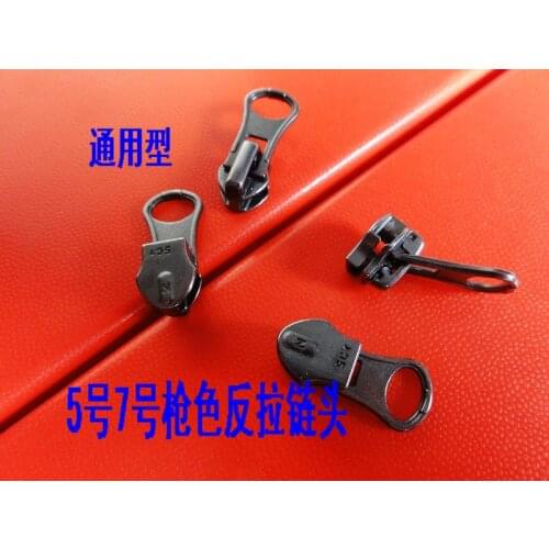 5# nylon waterproof zipper slider 30pcs/lot auto lock zipper head white black gun balck army green wet suit zipper slider