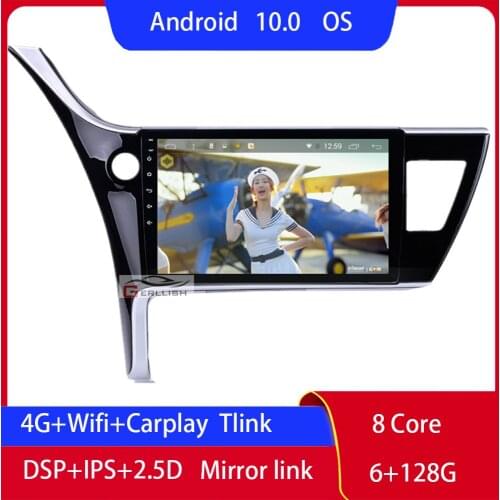 For Toyota Corolla 2015 2016 2017 2018 Android Stereo Auto Autoradio Carplay Car Radios 1 Din Gps Reproductor Multimedia Coche