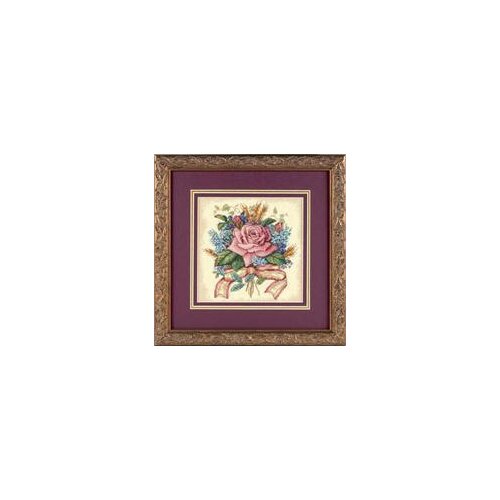 FREE delivery Top Quality popular counted cross stitch set rose flower, pink rose Dim 06995