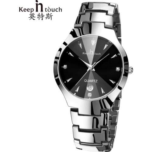 Keep in touch Hand Clock Men Watch Luxury Calendar Black Quartz Mens Wristwatches Brand Fashion Luminous erkek kol saati