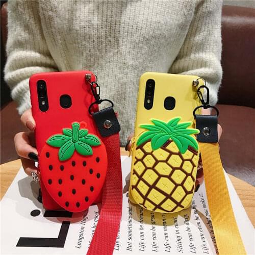 3D Cartoon Zipper Wallet Phone Case for xiaomi mi A2 A3 lite A1 5X 6X 8 Lite 9 SE cc9 cc9e note 10 pocophone F1 9t pro mi 9 lite