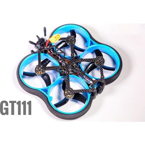 FUS GT111 2.5Inch 111mm Carbon Fiber Whoop Frame Kit for Quadcopter MultiRotor FPV Racer Drone RC Models Toys DIY Accessories