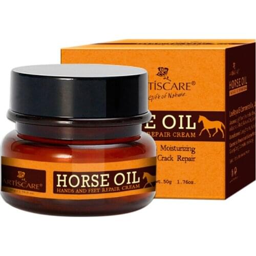 Horse Oil Hand Cream Moisturizes Cream Anti-Aging Anti-crack Deep Nourishing Brighten Lotion Body Skin Care Repair Cream TSLM1