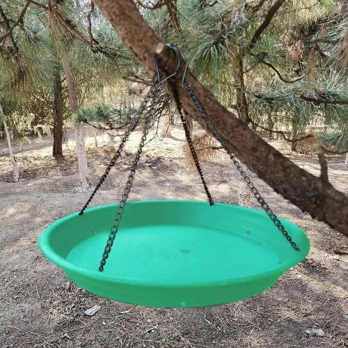 SeedHoop CATCHER PLATFORM Bird Feeder Hanging Tray Outdoors Backyard Garden