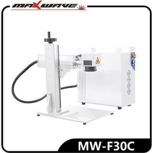 Mini fiber laser engraving machine for Metal plastic online production
