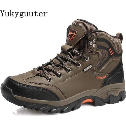 Men Hiking Shoes Outdoor Walking Jogging Trekking Boots Mountain Climbing Travel Sport Shoes Male Waterproof Sneakers Athletic