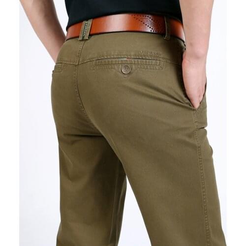 ICPANS Denim Mens Pants Casual Pockets Cotton Cargo Pants Men Black Army Male Trousers Autumn Pantalon Homme Big Size 40 42 44