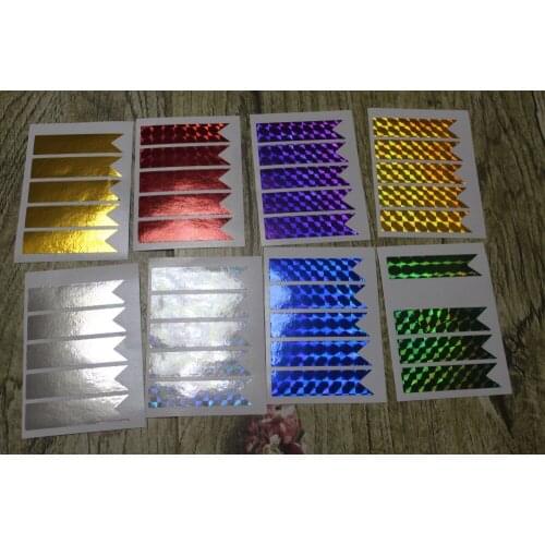 5x1.27cm Hologram Page Flag Stickers, Planner Stickers