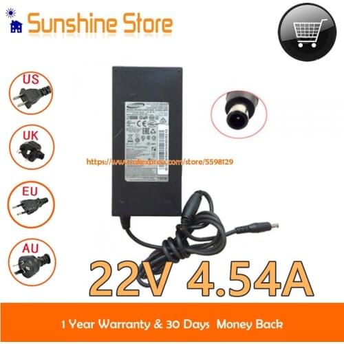 Genuine For Samsung A10024_EPN A10024-EPN A10024EPN 22V 4.54A CHG70 GAMING MONITOR SE790C Adapter 34 INCH CURVED SCREEN LS34E790