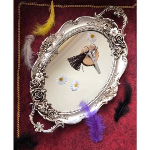 Oval mirrored decorative stylish presentation tray engagement tray henna tray silver gold color tray coffee tray tea tray