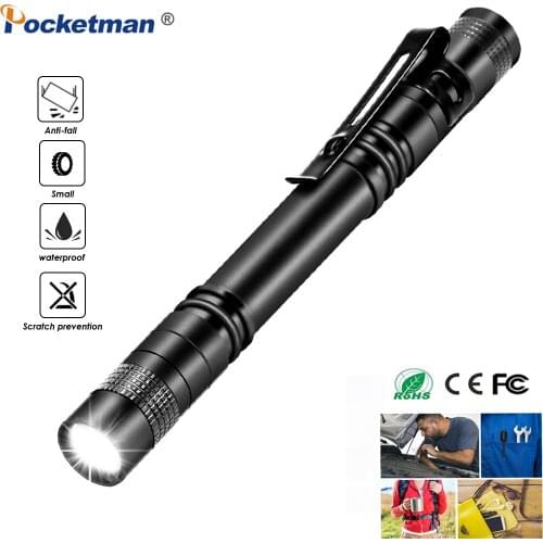 Portable LED Pen Flashlight Pocket-size LED Pen Torch Mutifunction Flashlight for Specialist Repairing Outdoor Doctor Mechanic