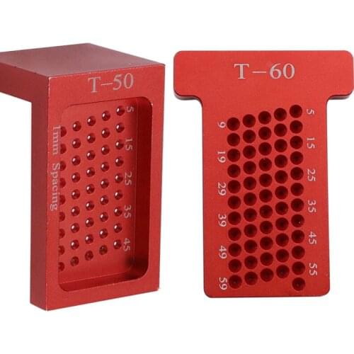 T50 T60 T-type Woodworking Scriber Aluminum Alloy Caliper Ruler Mark Line Wood Gauge Precise Scale Measuring Tools
