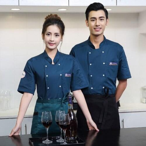 Long Sleeve Chef Tops Chinese Restaurant Chef Uniforms Chef Jacket Bakers Work Clothes Women Cook Uniforms Breathable B-5977