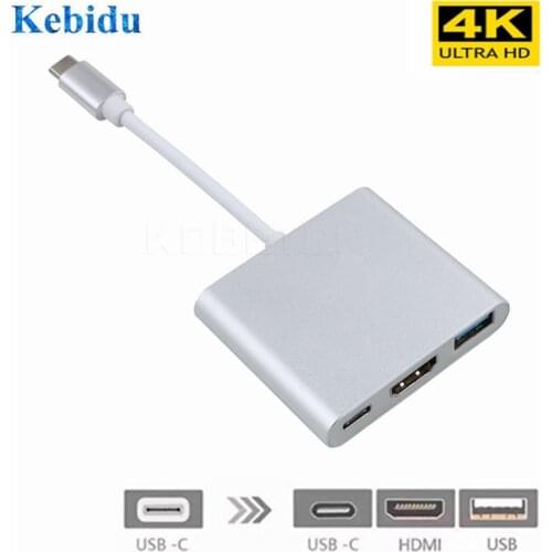 Usb c HDMI-compatible Usbc to Hdmi-compatible 3.1 Converter Adapter Type c to USB 3.0/Type C Adapter Type-C HUB For Macbook