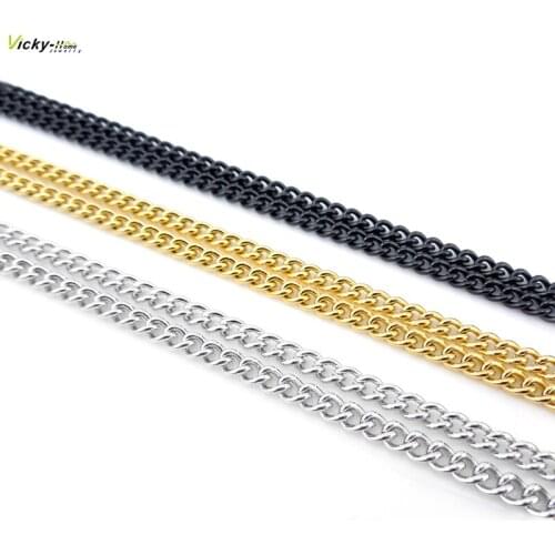 VICKY-HOME JEWELRY Golden Chains