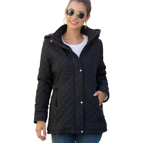 YYCZF 2021 Casual Loose Arygle Hooded Parkas Women Fashion Solid Thick Long Coats Women Elegant Cotton Jackets Female Ladies