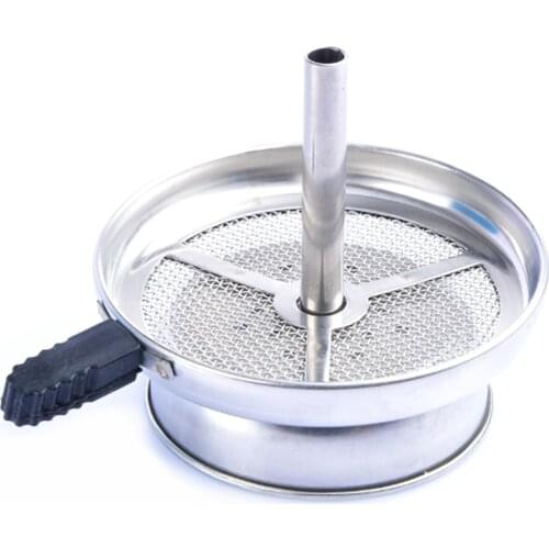 1pcs Hookah Charcoal Holder Metal Handle Shisha Carbon Barrier Chicha Cigarette Accessories Tobacoo Hookah Charcoal Holder