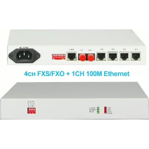 64 channel PCM Telephone Converter Voice Multiplexer FXS/FXO to Fiber optic Converter