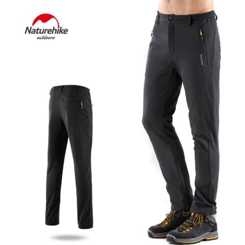 Naturehike Winter Men Women Hiking Pants Soft Shell Trekking Pants Waterproof Windproof Thermal Camping Ski pantalon tactico