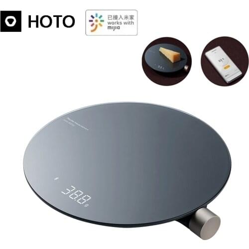 HOTO Mini Digital Bluetooth 4.0 Scale 100/300/500/3000g High Accuracy for Jewelry Gram Weight&Kitchen Work with Mijia APP