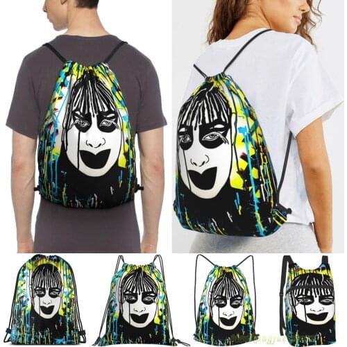 Leigh Bowery Merchandise Collection By Dusty O Men Outdoor Travel Gym Bag Waterproof Drawstring Backpack Women Fitness Bags